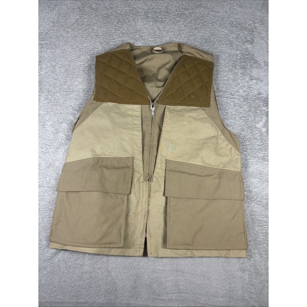 Sportsman's Apparel Browning Hunting Vest Quilted Nylon Canvas Pockets Size S